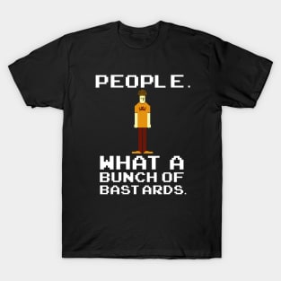 People. Bunch of Bastards - Roy, IT Crowd T-Shirt